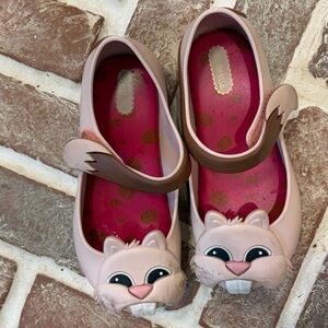 Mini Melissa Ultragirl Cat Flats – Toddler Size 9 (EU 26)